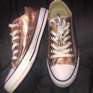Gently used Rose Gold Converse